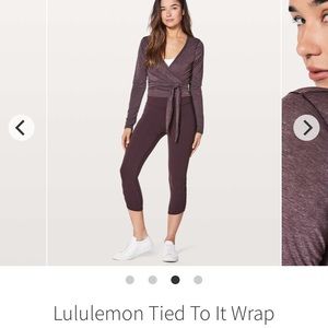 Lululemon Tied to It Ballet Wrap
